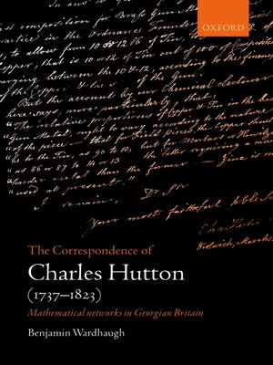 cover image of The Correspondence of Charles Hutton